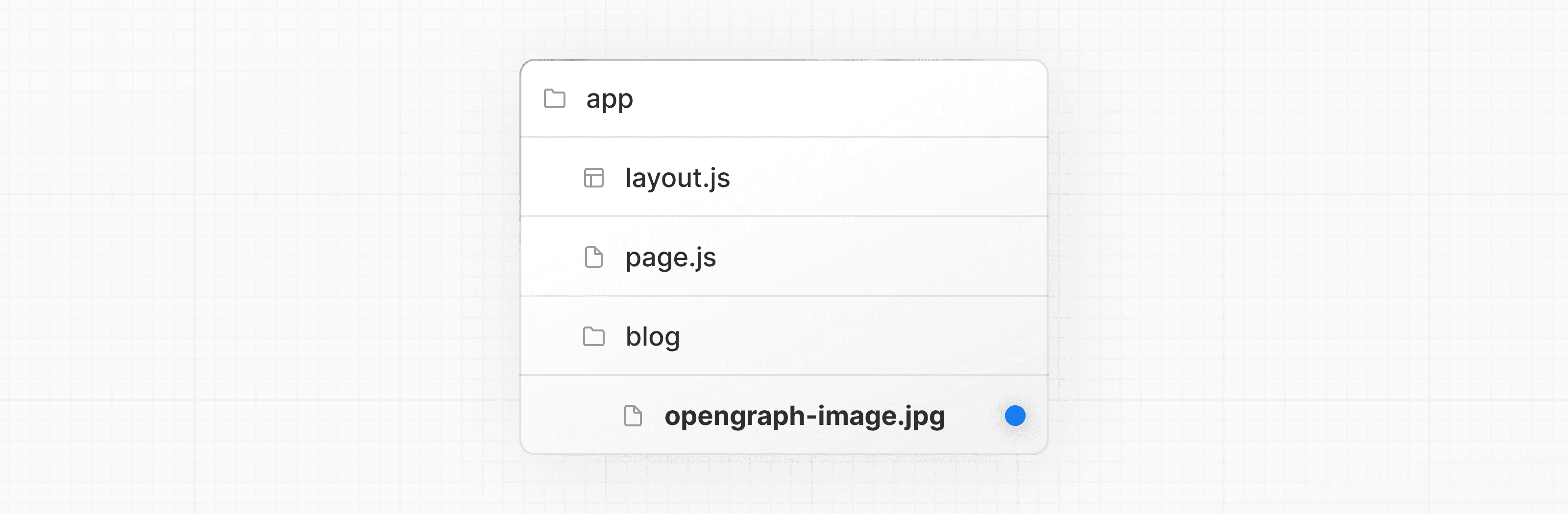 OG image special file inside the blog folder